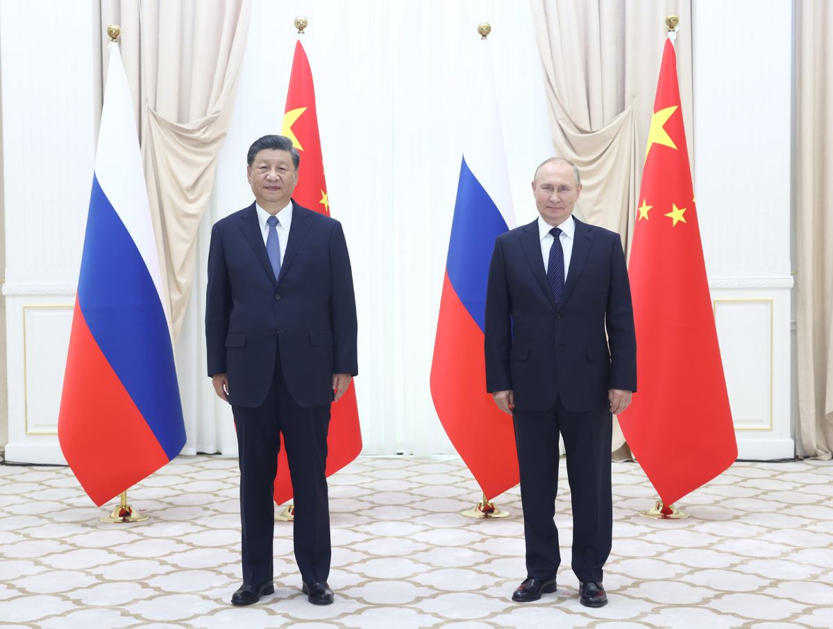 시진핑 중국 국가주석(왼쪽)과 블라디미르 푸틴 러시아 대통령. (사진=연합뉴스 제공)