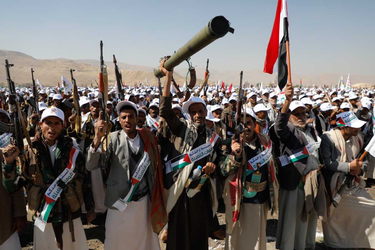 홍해 위협하는 예멘 후티 반군. (사진=EPA 연합뉴스 제공)