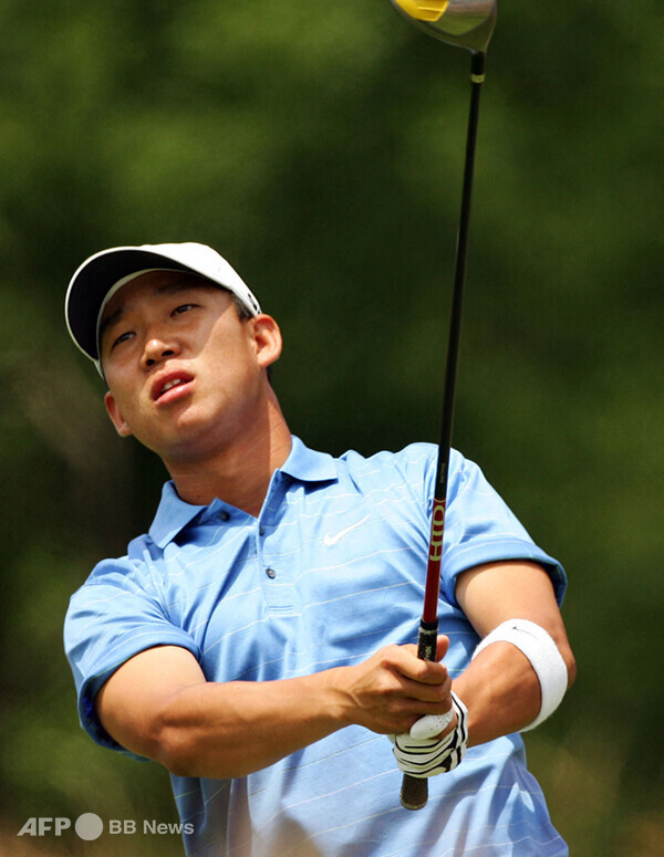 2024년 리브(LIV) 골프 리그 제다 대회에 출전하는 앤서니 김. 사진은 과거 미국프로골프(PGA) 투어에서 경기하던 모습이다. 사진제공=ⓒAFPBBNews = News1