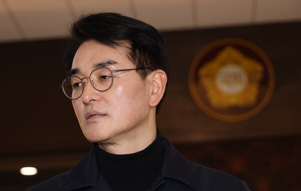 더불어민주당 박용진 의원이 지난달 22일 공천심사 관련 입장을 밝히고 있다. 사진=연합뉴스