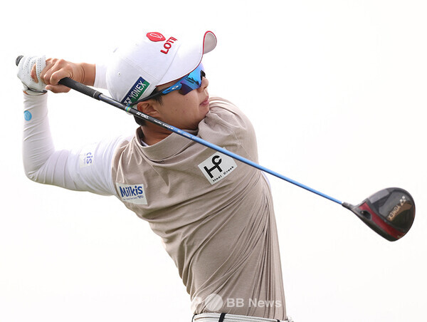 미국여자프로골프(LPGA) 투어 포드 챔피언십 프리젠티드 바이 KCC 대회에 출전한 김효주 프로가 1라운드에서 경기하는 모습이다. 사진제공=ⓒAFPBBNews = News1