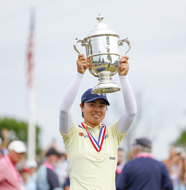 2024년 미국여자프로골프(LPGA) 투어 메이저 골프대회인 US여자오픈 우승을 차지한 사소 유카가 최종라운드에서 경기하는 모습이다. 사진제공=USGA/Chris Keane