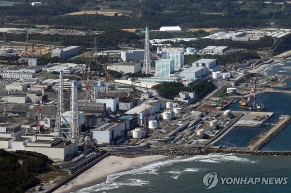 일본 후쿠시마 제1원자력발전소. 사진=연합뉴스.
