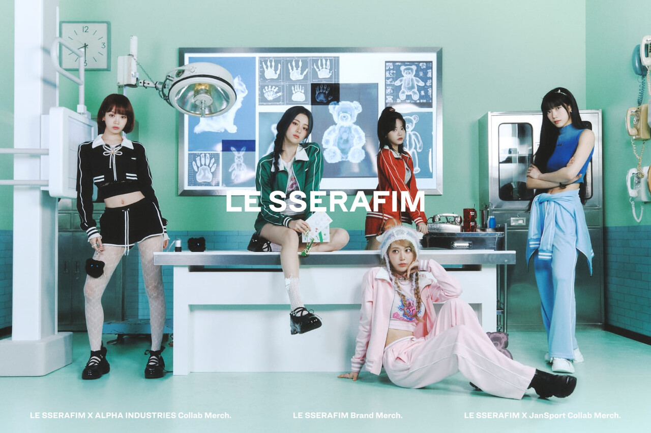 Experience LE SSERAFIM's Lifestyle through Their Brand Merch