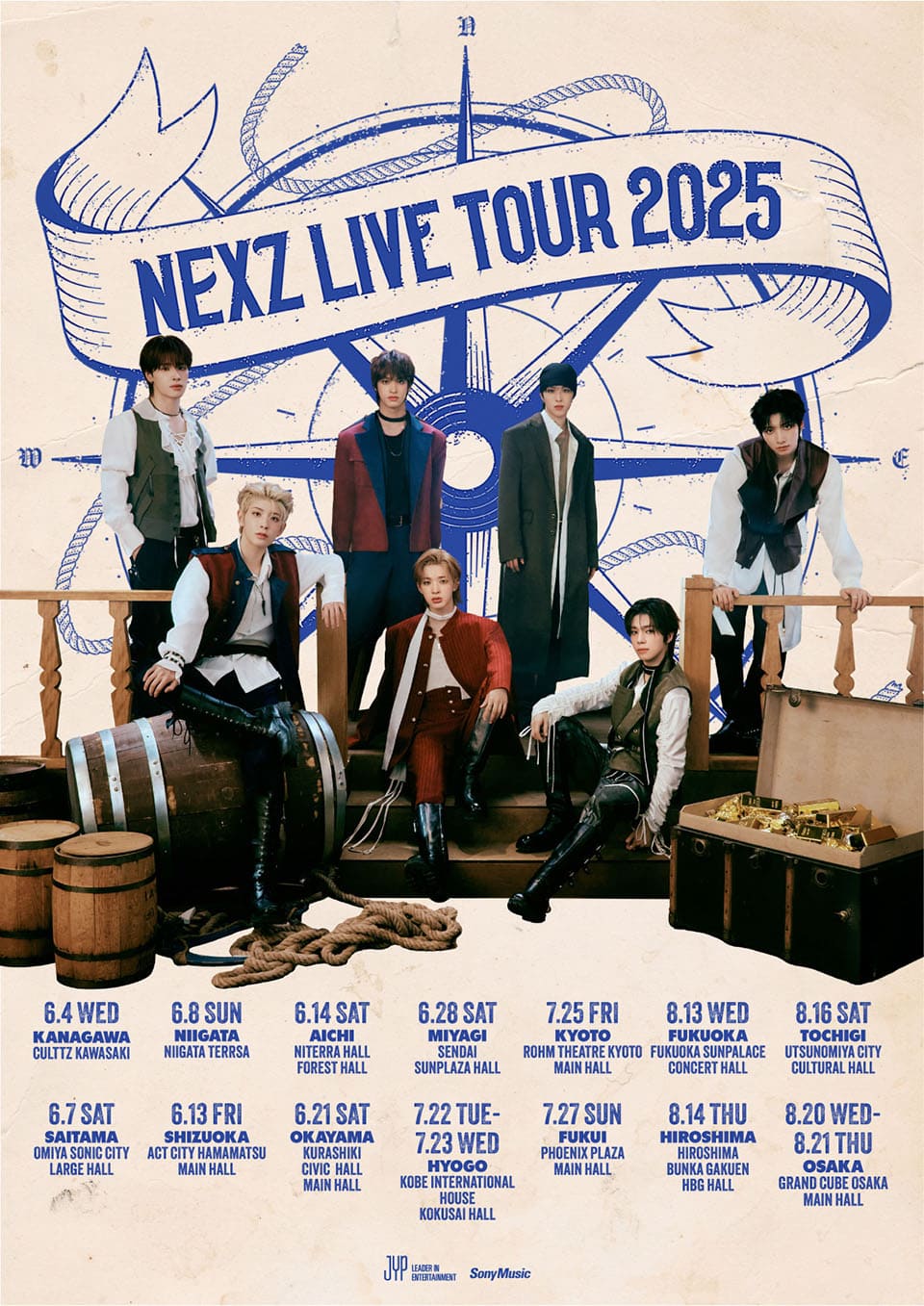 アイドル CONCERT TOUR 2025 MIX NEXZ Announces First Japan Live Tour 'NEXZ LIVE TOUR 2025' – 16