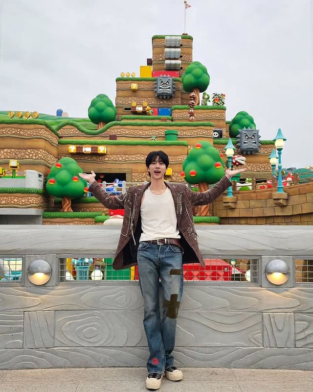 BTS Jin Lives Every Fan's Dream with Joyful Visit to Super