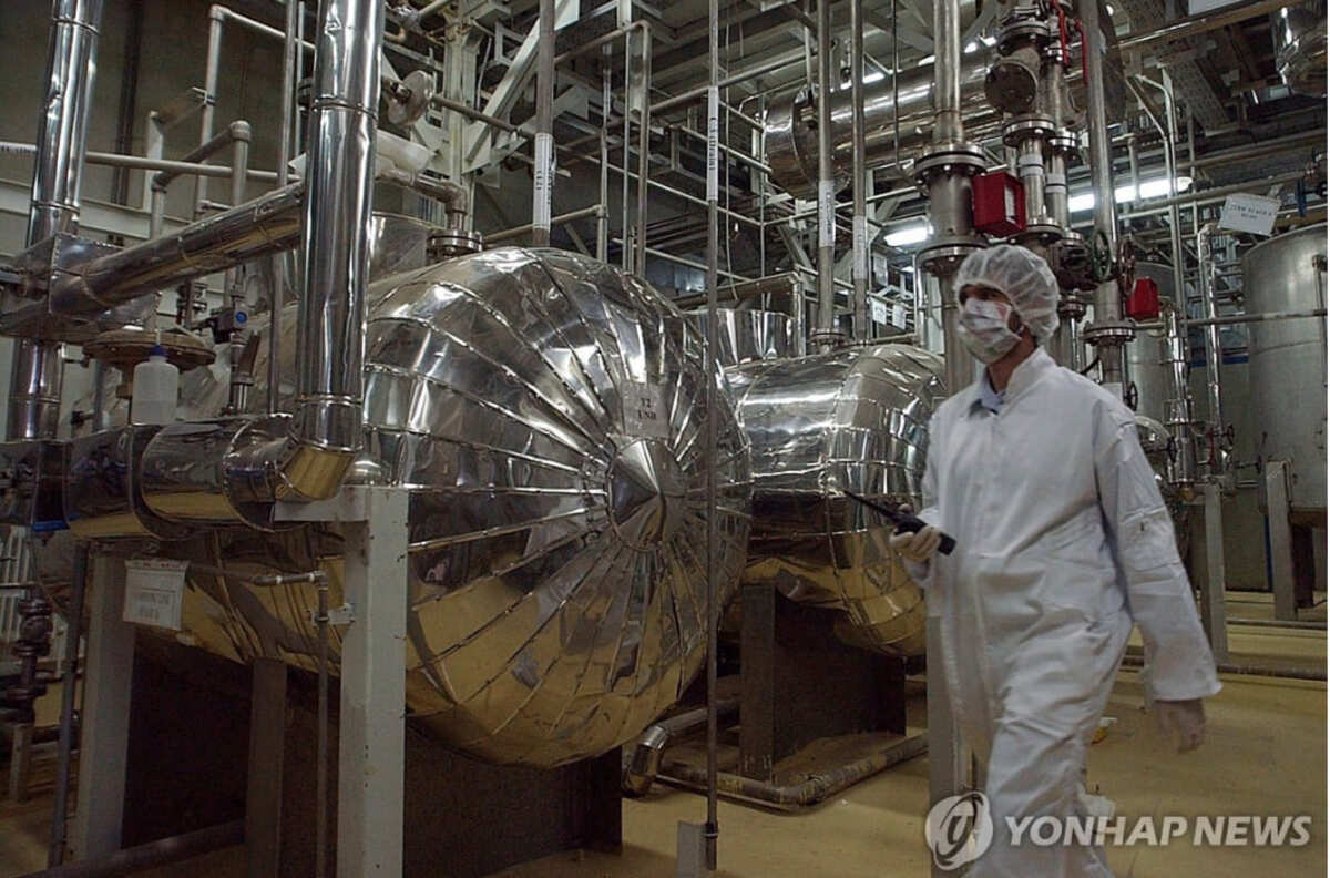 이란 이스파한 핵시설 내부 전경